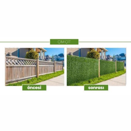 çim çit öncesi sonrası değişimi