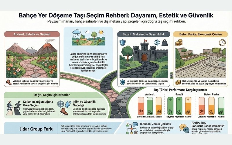 Bahçe Yer Döşeme Taşları Nasıl Seçilir