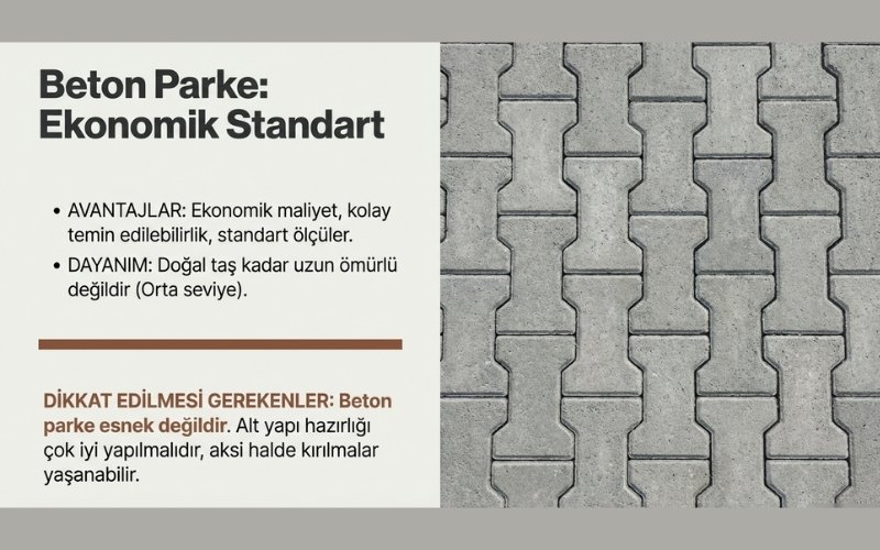 Toprak Zemine Taş Döşeme Fikirleri 7 Beton Parke Taş Döşeme