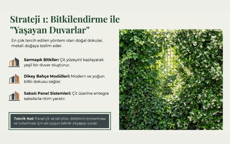 Bitkilendirme ile Doğal Çit Dekoru