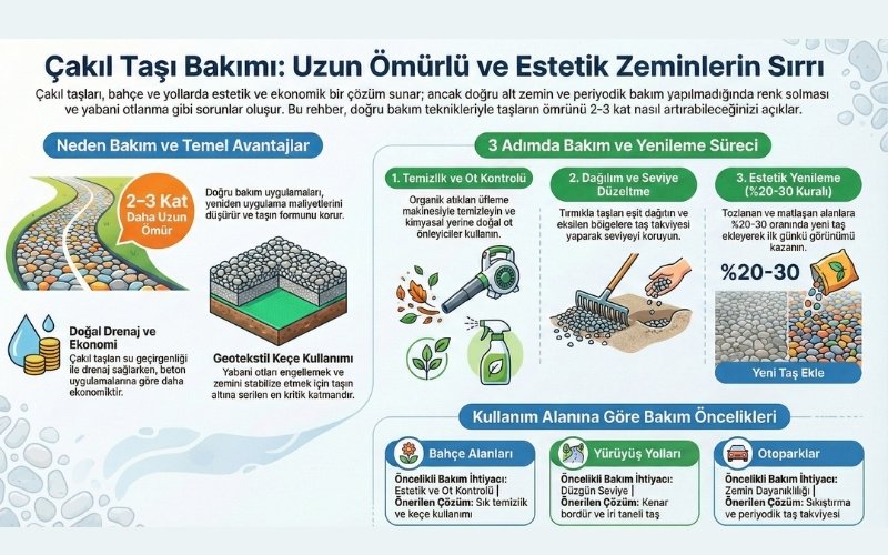 Çakıl Taşı Bakımı