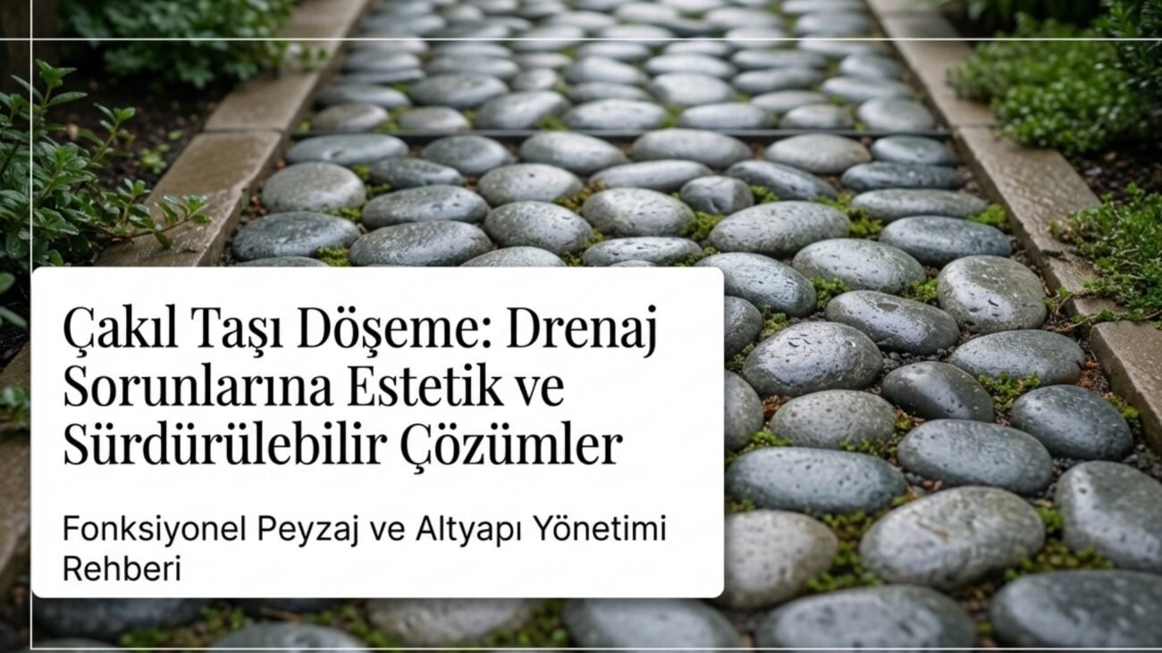 Çakıl Taşı Döşeme ile Drenaj Sorunlarına Estetik Çözüm