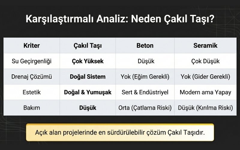 Çakıl Taşı Döşeme mi, Diğer Zemin Kaplamaları mı?