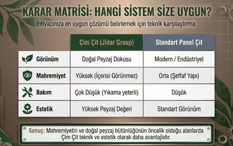 Sakarya’da Çim Çit Nerelerde Kullanılır?