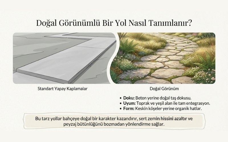 Yer Döşeme Taşları ile Doğal Görünümlü Yürüyüş Yolları 3 Doğal Görünümlü Yürüyüş Yolu Nedir?