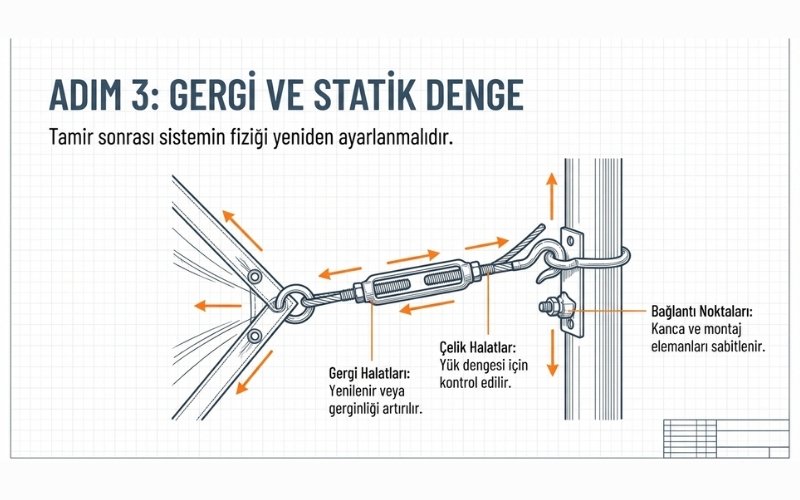 Gergi ve Sabitleme Kontrolü