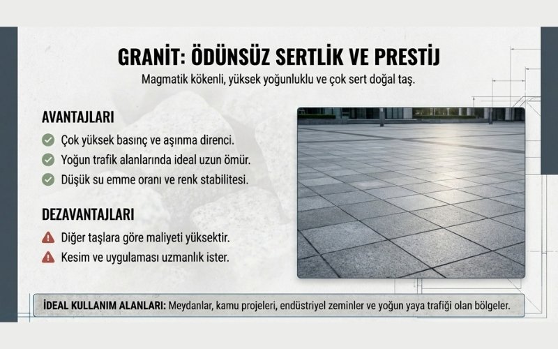 Granit Zemin Taşı Nedir? Avantajları ve Kullanım Alanları