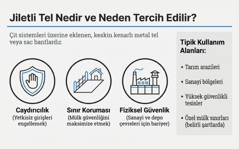Jiletli Tel Nedir ve Neden Kullanılır?