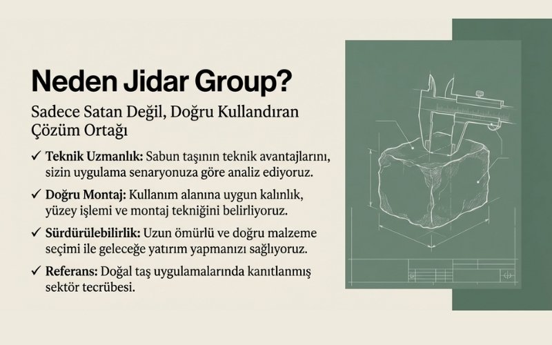 Neden Jidar Group Sabun Taşı Uygulamalarında Öne Çıkar?