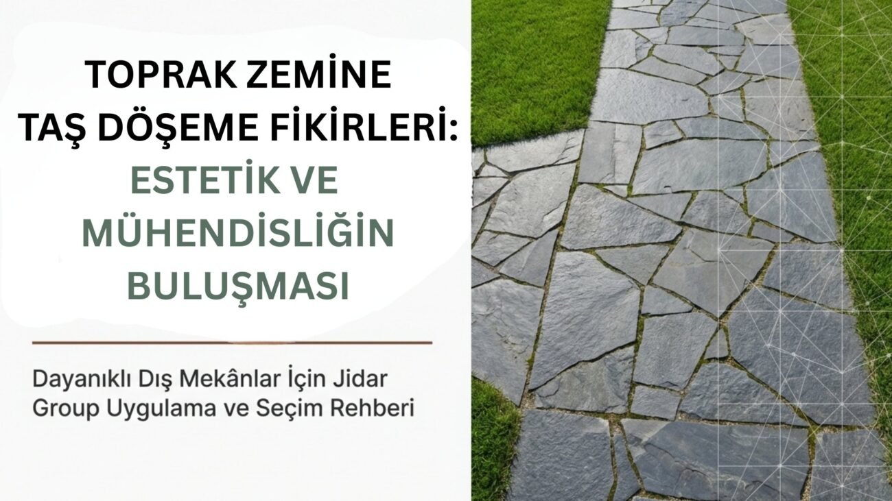 Toprak Zemine Taş Döşeme Fikirleri
