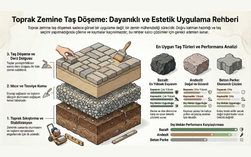 Toprak Zemine Taş Döşeme Fikirleri 2 Toprak Zemine Taş Döşeme Fikirleri
