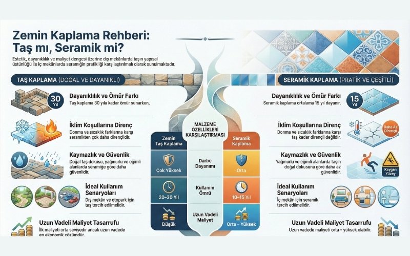Dış ve İç Mekânlar İçin Doğru Zemin Kaplama Seçimi Rehberi